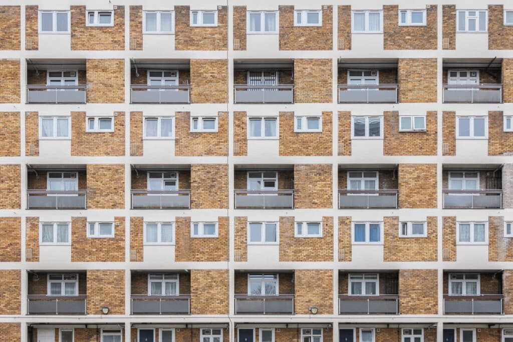 group of flats which could be part of a block management with Rory Mack Associates