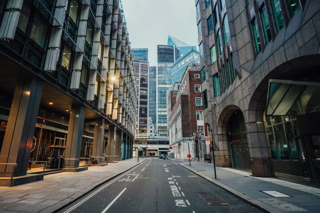 commercial buildings in London